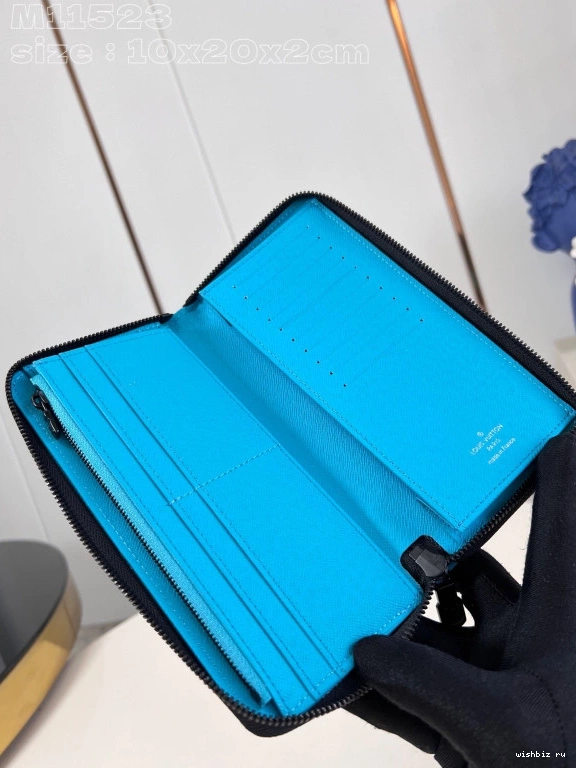 WIS WALLET-10*20*2 VUITTON cm ZIPPY LOUIS 1117